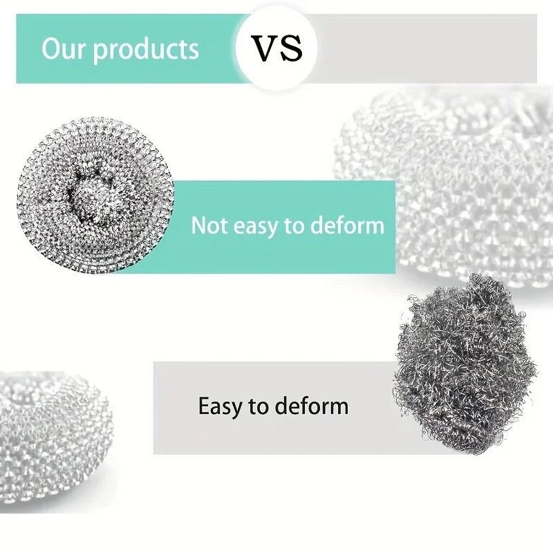 Cleaning Ball Brush Removable Cleaning Brush Pots and Pans Brush Kitchen Cleaning Tools Household Cleaning Brush Random colour