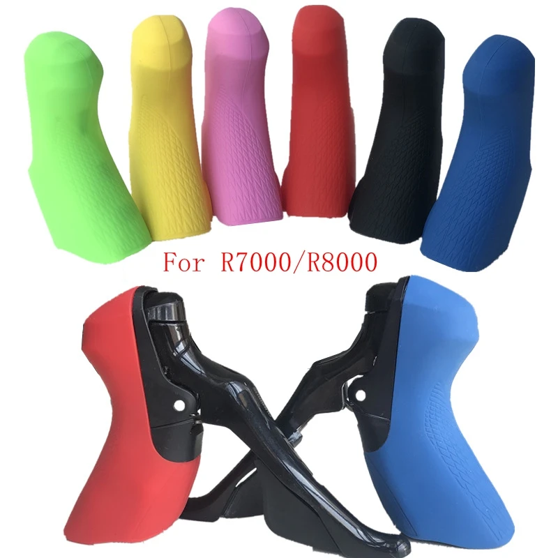 Road Bike Shift Brake Lever Cover Silicone Grip For Shimano R7000 R8000