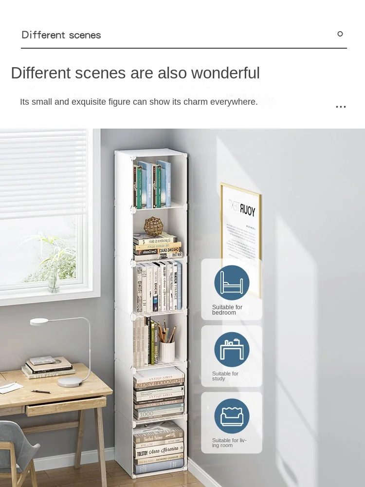 Home Furniture Bookstore Shelf Bookcase For Books Floating Bookshelf Multi Story Storage Toy Desk Against Wall Room Shelves
