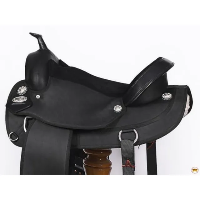 Trail Pleasure Western Horse Saddle for Horses Cordura Synthetic Material Brown Lightweight and Durable Design