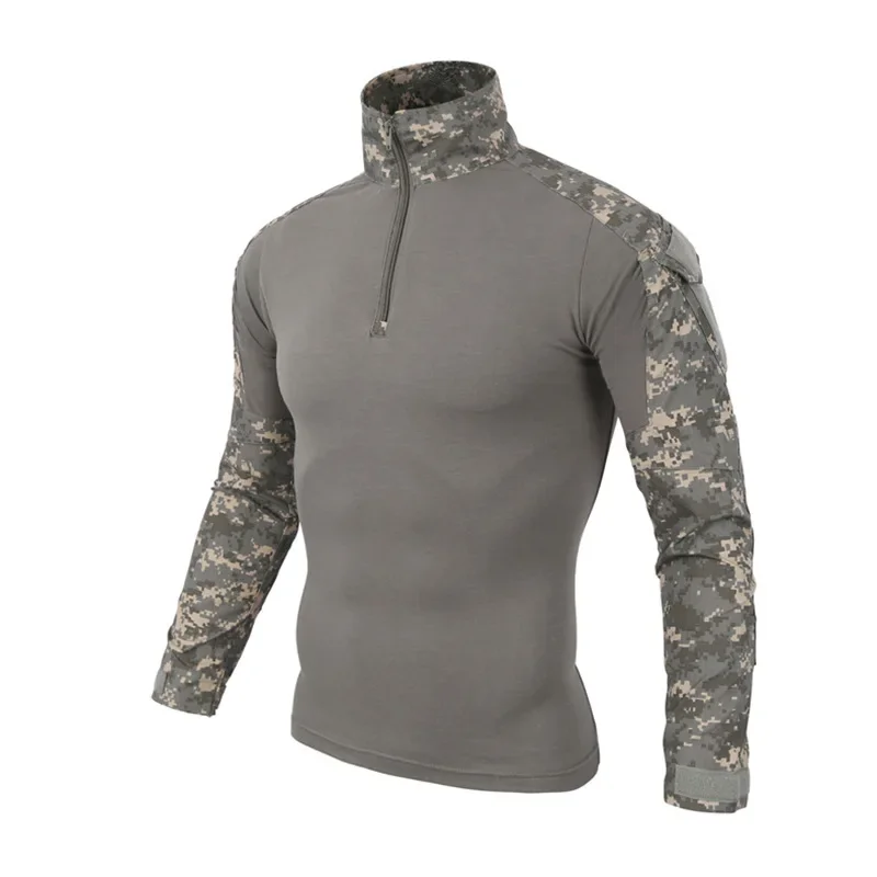 Army Tactical Shirt Man Shirt Military Combat Long Sleeve Men Hunting Cothes Camouflage Shirts Paintball T Shirts