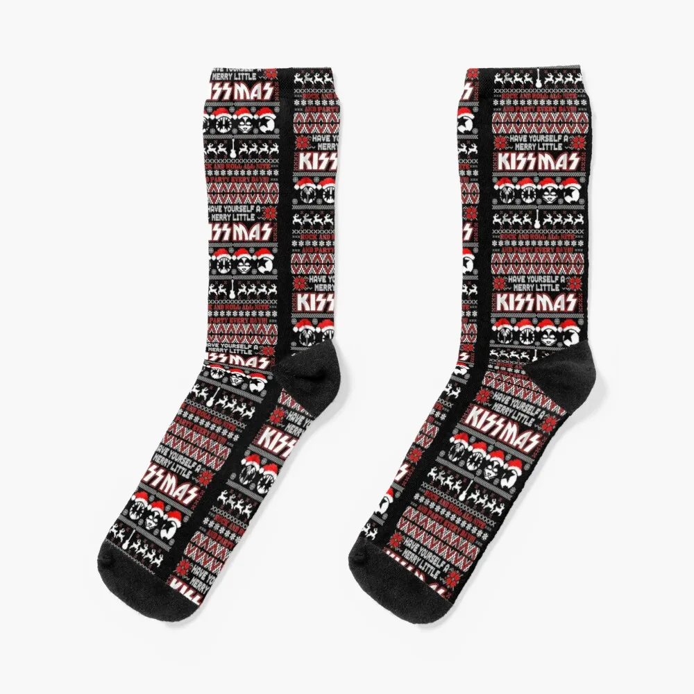 

KISSMerry Little KISSmas Socks Mens Tennis Socks For Men Socks For Men Set