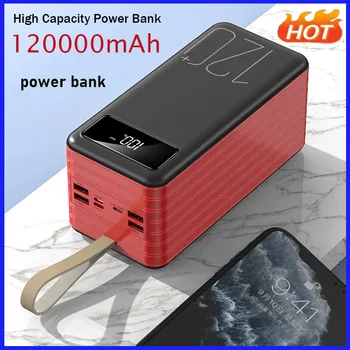 아이폰 화웨이용 휴대용 충전기 외장 배터리 팩 보조베터리, 120Ah 고용량 보조배터리, 120W 초고속 충전, 인기