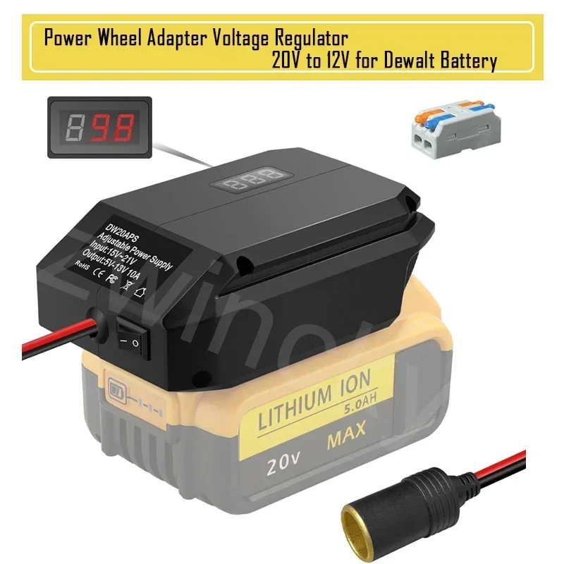 18V Zu 12V Step Down Konverter Für Makita Akkus - Mit Zigarettenanzünder Für Auto-Geräte