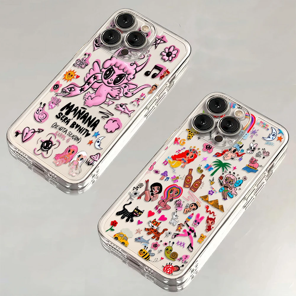 Karol G Mañana Será Bonito Clear Soft TPU Phone Case