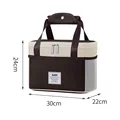 Insulated bag 10 (large brown)