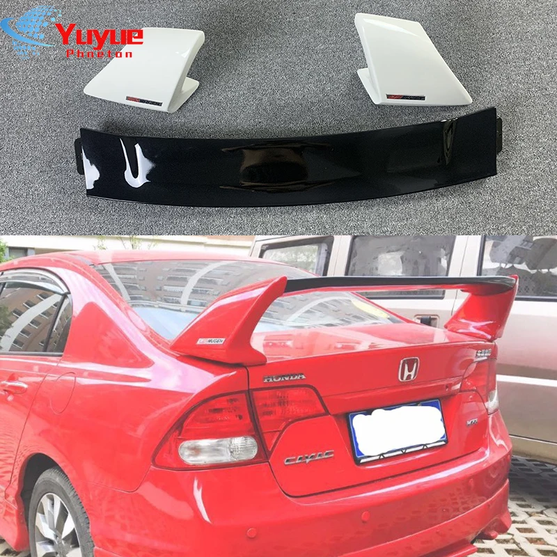 

2006-2015 For Honda Civic Spoiler FD2 Spoiler High Quality ABS Material Car Rear Wing Primer Color Rear Spoiler For Honda Civic
