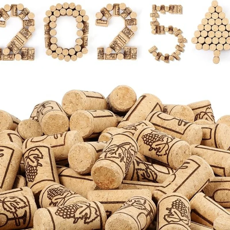 Natural Wood Straight Wine Corks Wine Bottle Stopper Making Bottles Corks For Corking Homemade Art Projects
