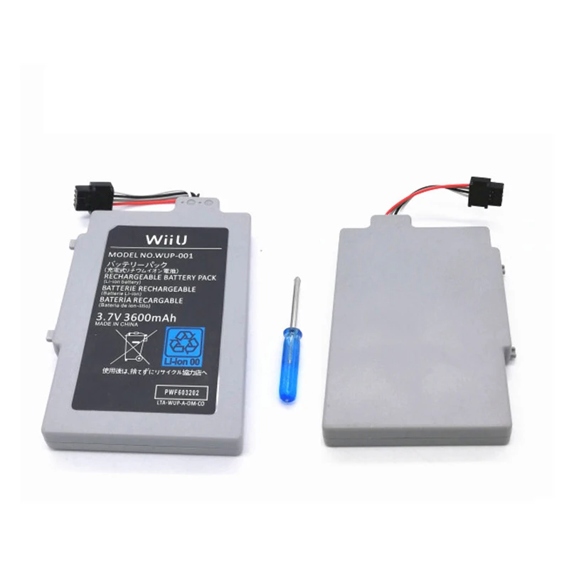 

WUP-001 3600mah Rechargeable Li-ion Battery Pack for Nintendo Wii U Wii-U Gamepad Controller Replacement Joystick Batteries