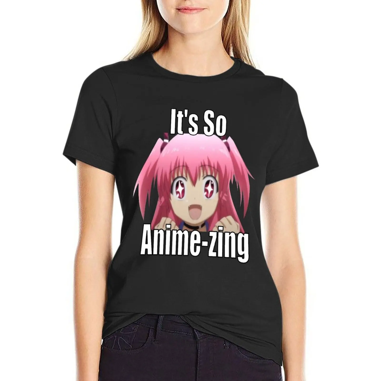 

It's So Anime-zing T-Shirt oversized shirts graphic tees cute tops graphic t-shirts for Women