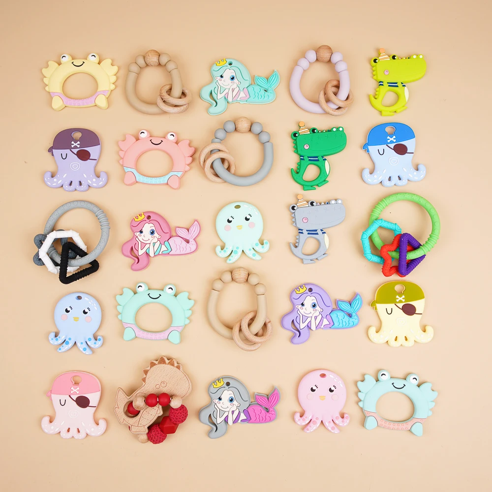 Bpa Free Silicone Animal Sensory Autism Chew Toy For Toddler Kids 5