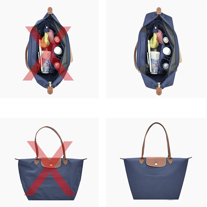 Make Up Organizer Cosmetic Bag Insert Felt with Multiple Pockets Fit Longchamp Bag makeup organizer,cosmetic bag,cosmetic storage bag,toiletry bag,makeup bag,cosmetic case,purse organizer insert
