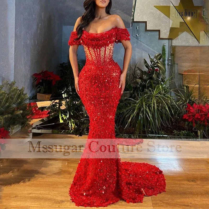 프롬드레스 릴리 빈티지 레드 연인 얇은 명주 그물 무도회 드레스, 활 스트랩 아플리케 뷔스티에 A라인 포멀 이브닝 가운, 레이스업 웨딩 파티 드레스 10 섹시한 착시 빨간 아프리카 무도회 드레스, 코르셋 롱 비즈 드레스, 여성 파티 나이트 가운, 2024 아랍어 이브닝 가운