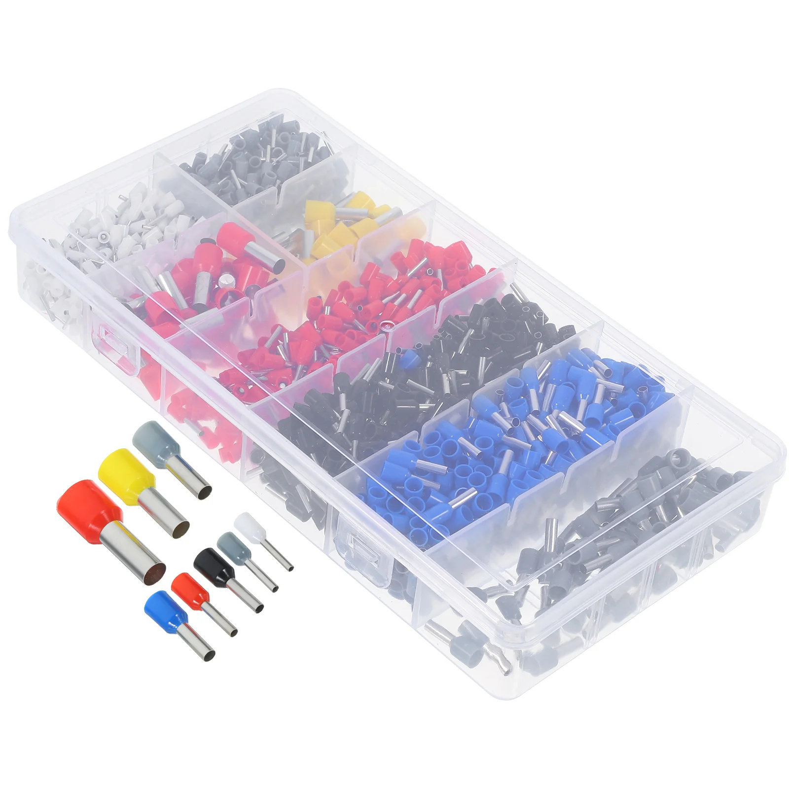 

1200 Pcs Cold-pressed Terminal Electrical Wire Connectors Ferrule Kit Ferrules Terminals