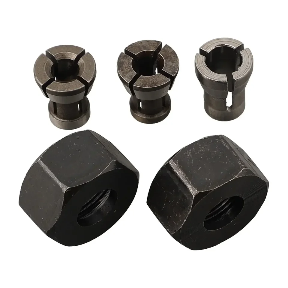 Adattatore Mandrino Pinza Filettatura M17 – 4 Pezzi, Per Fresatrice E Incisione, Gambo 6/6.35/8 Mm, In Carburo