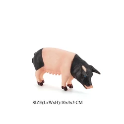 Realistic Plastic Farm and Wild Animal Toy Figures (Jinhua Pig - 1)