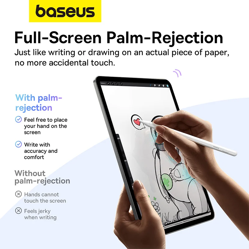 Caneta Baseus-stylus para Ipad Air Ipad 10 Ipad Pro Ipad Mini Rejeição Palm Sucção Magnética - Imagem 3