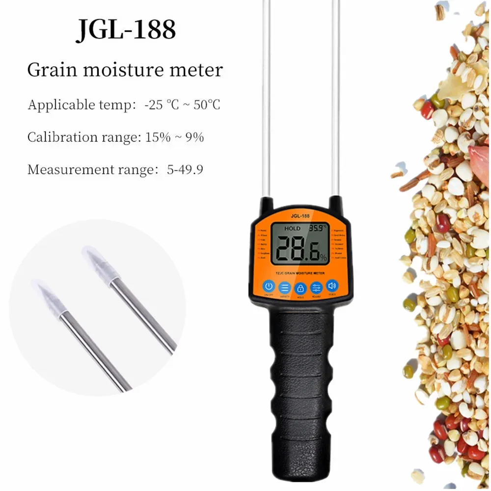 JGL-188 Grain Moisture Meter For Food Crop Seed