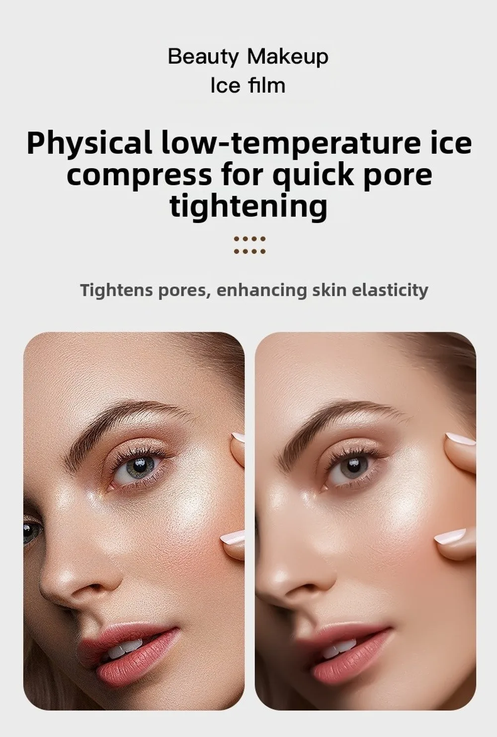 Portable Silicone Ice Roller for Face Beauty Skin Care Tools Face Lifting Facial Massager Reusable Ice Cube Trays Eyes and Neck