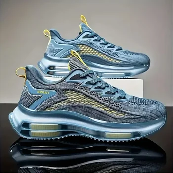 2026 Casual Sneakers Air Cushion Running Shoes Jogging Marathon Men Sports Breathable Lightweight Comfortable Nonskid Leisure 1