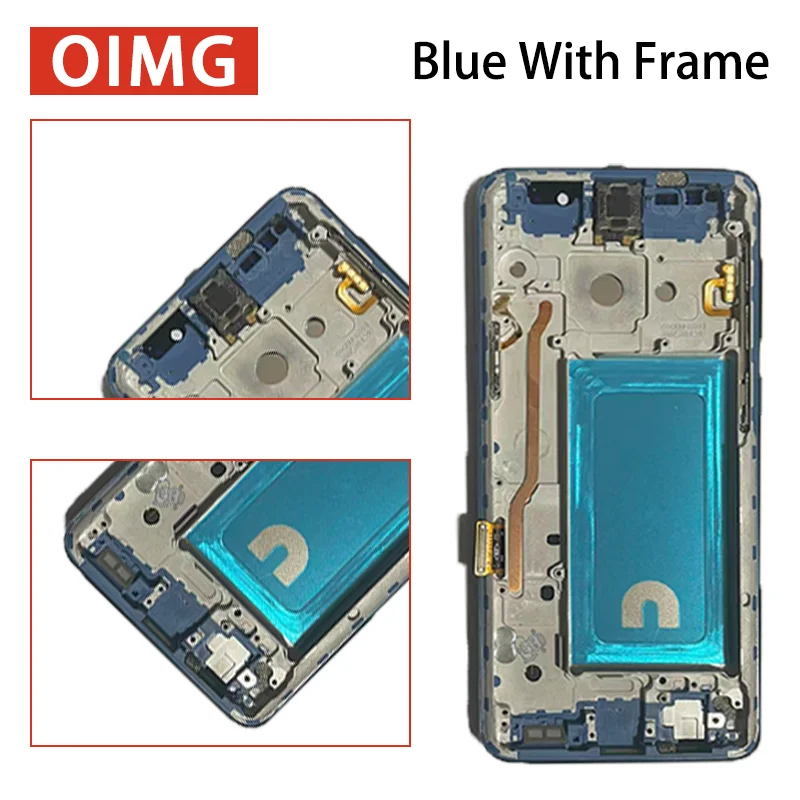 blue with frame
