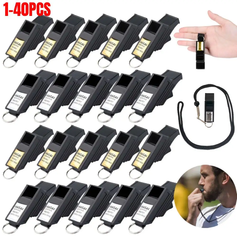 Professional Soccer Basketball Referee Whistles Volleyball Handball Fans Whistle 1-40PCS Sports Teacher Coach Equipment Gear Set soccer whistle sport whistle sports whistle