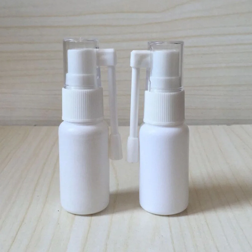 

10 Pcs 20ml Portable Nasal Sprayer Bottle Refillable Fine Mist Empty Spray Bottles (White)