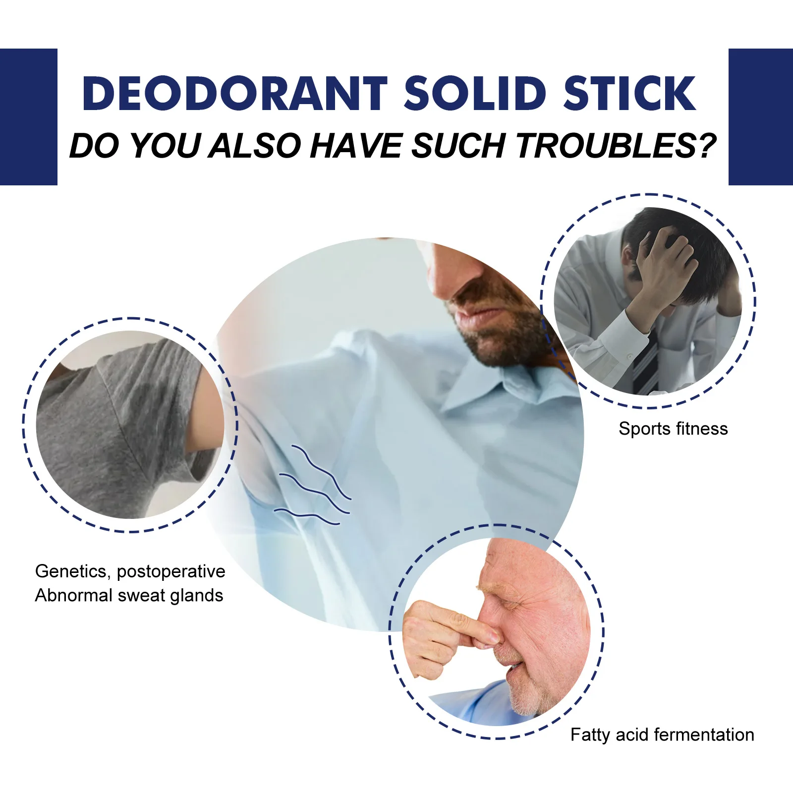 Deodorant for men antiperspirant stick reduce underarm sweating armpit odor remover portable underarms dry body deodorant stick deodorizing stick deodorant stick