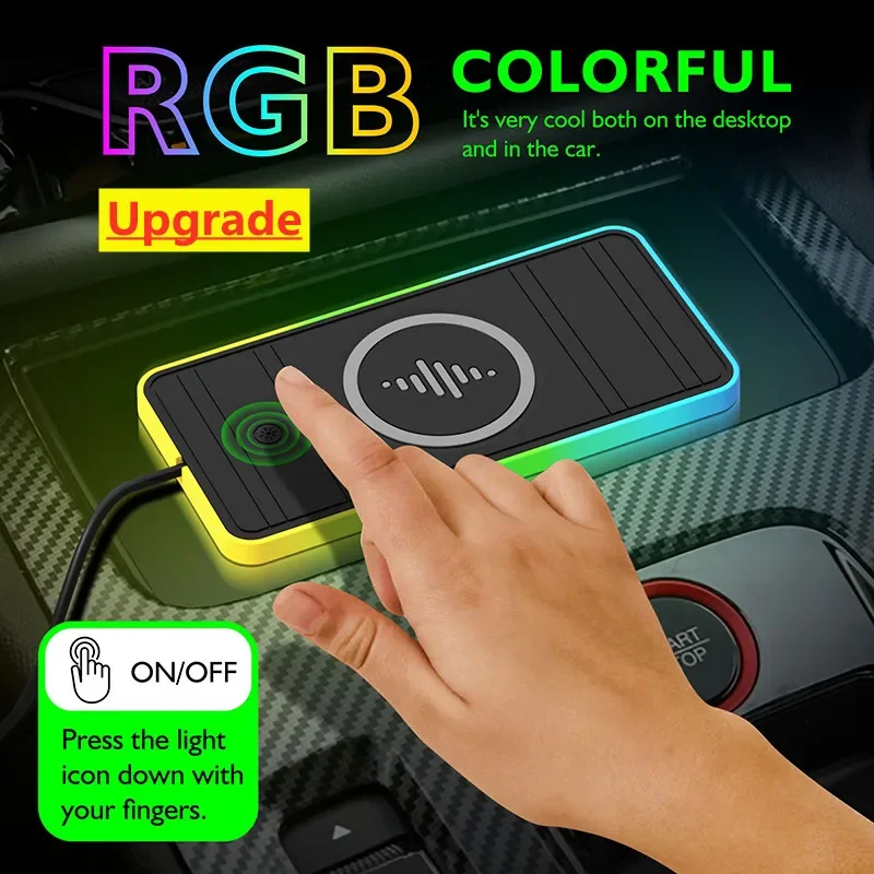 Chargeur sans fil polyvalent avec lumière LED 2415 main image 0