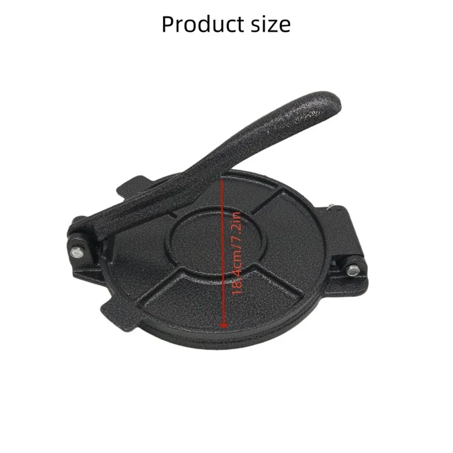 مكبس التورتيلا المصنوع من الحديد الزهر متعدد الاست...