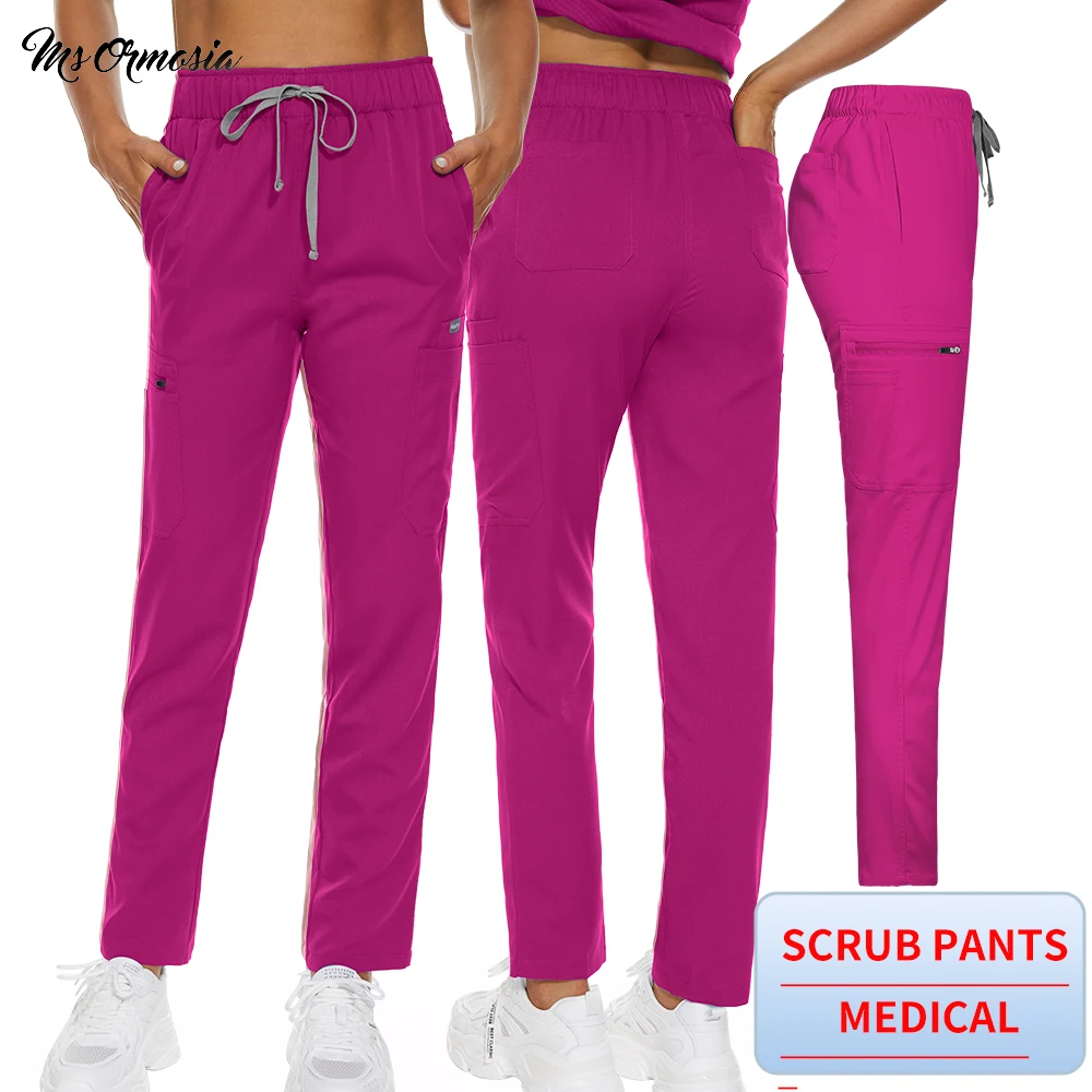 Nurse Uniform Women Scrub Uniform Nursing Working Uniform Scrubs Pants