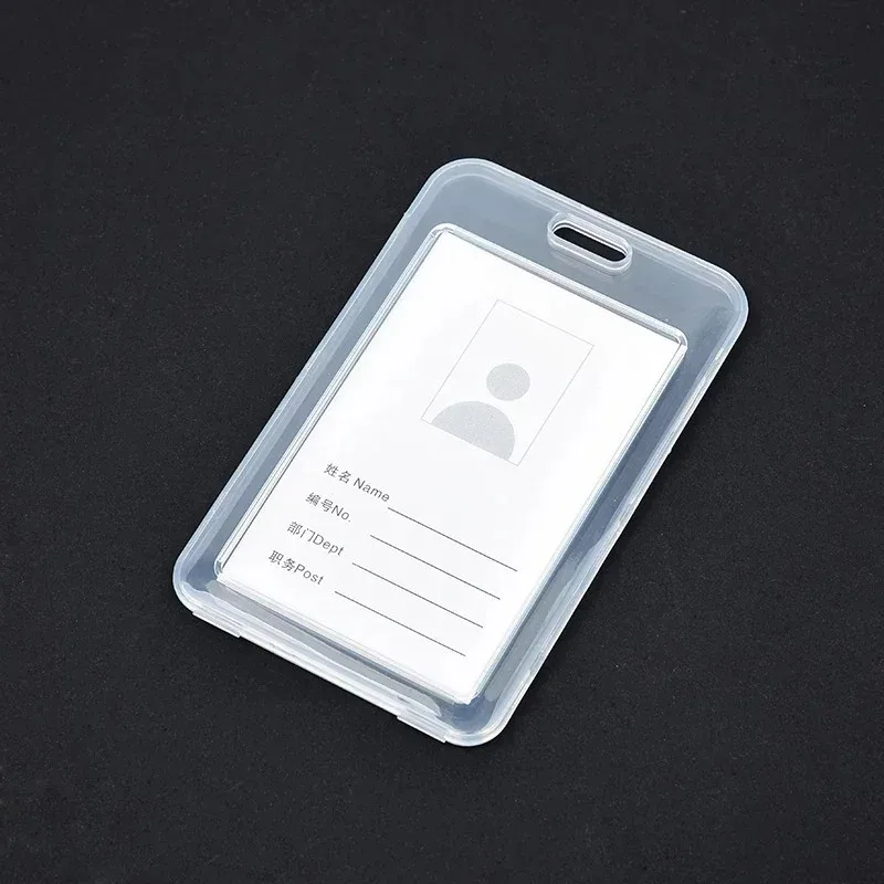 Waterproof Transparent Rigid Plastic Card Holder Sleeve - Pack of 1-10