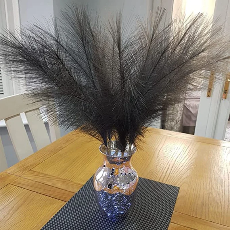 Black Pampas Grass In Vase