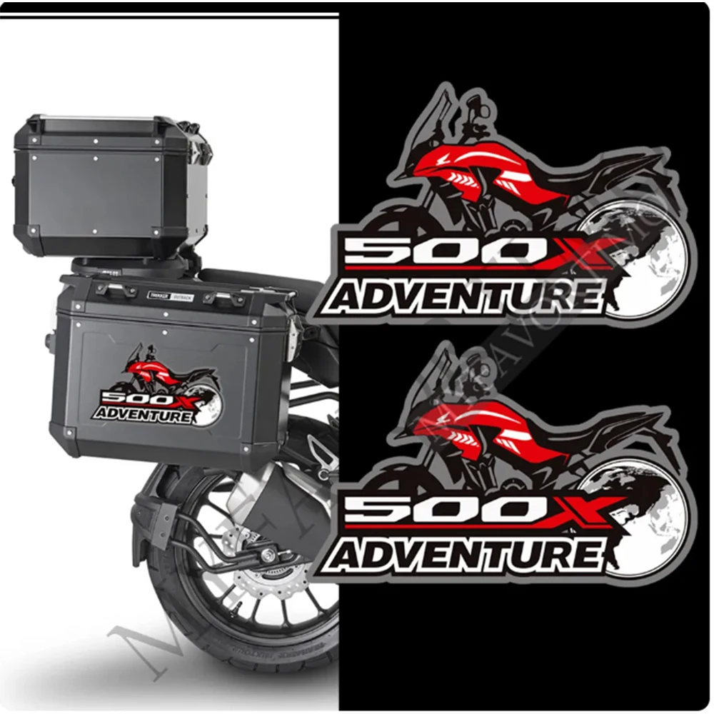 

For Honda CB500X CB 500 X 500X Trunk Luggage Panniers Aluminium Cases Emblem Logo Stickers Decals Protector For Honda CB500X CB