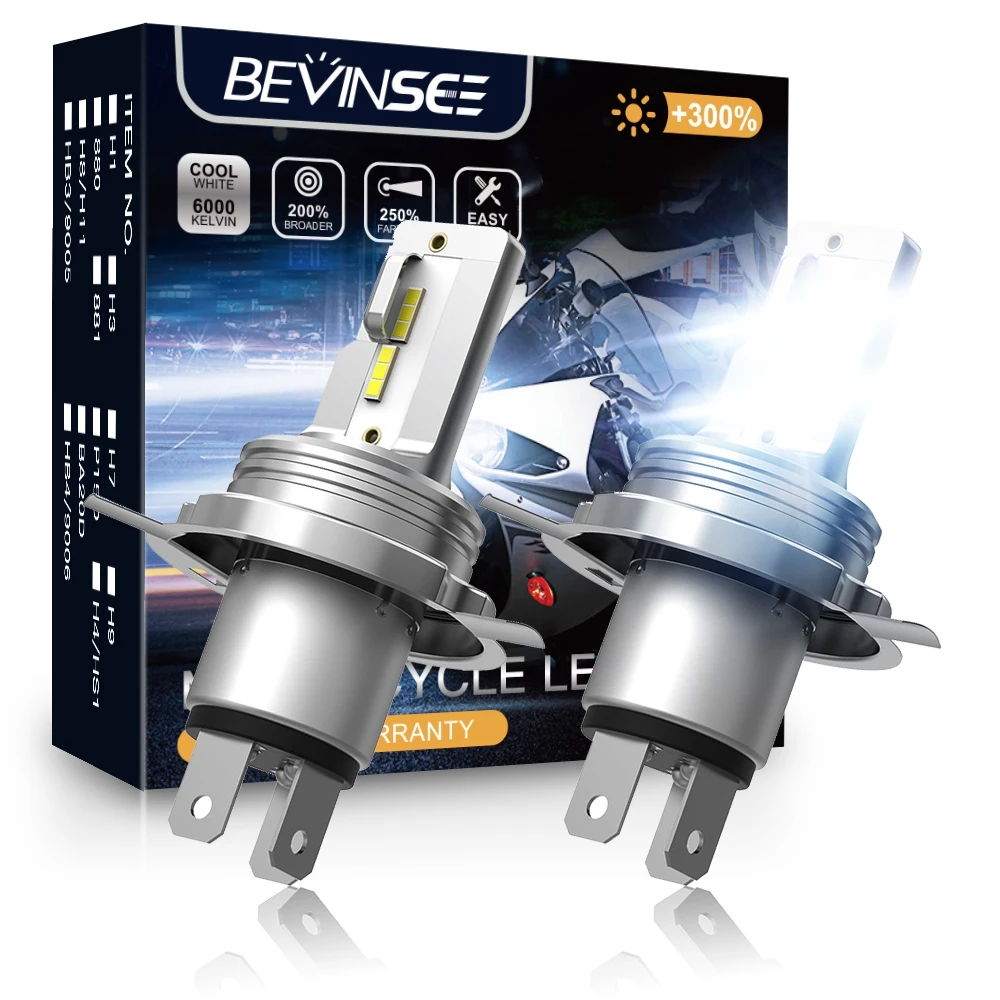 Lampadine LED BA20D S2 Per Moto - 12V 6000K Bianco, Per Abbaglianti E Anabbaglianti - Foto 10