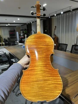 Video Available Professional Hand Made 4/4 Violin Cкрипка 4/4 كمان 바이올린 Musical Instrument Keman Free violin case 4/4 051503