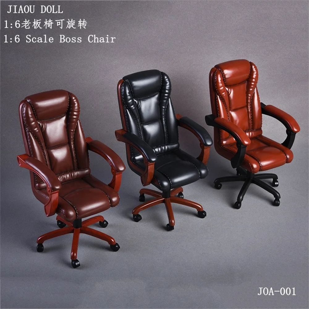 재고 있음 JOA-001 1/6 스케일 클래식 오피스 보스 회전 의자 그림 장면 액세서리 모델 18-35CM 액션 피규어 바디