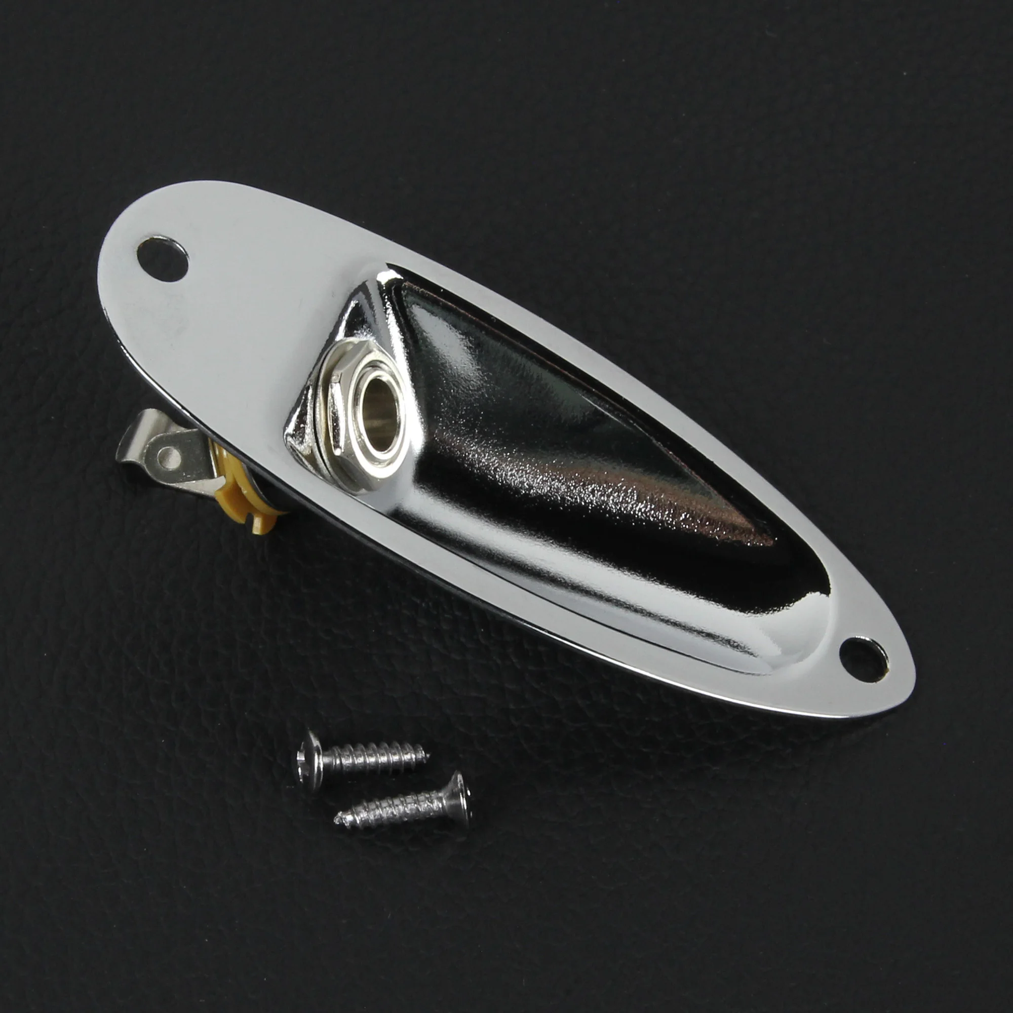 FLEOR Boat Style Guitar Output Jack Socket, 1/4 (6.35mm)