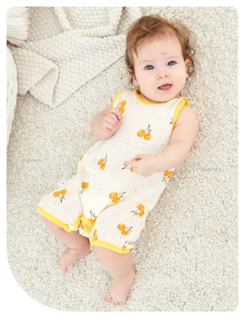 New Baby Vest Jumpsuit Summer Thin Newborn