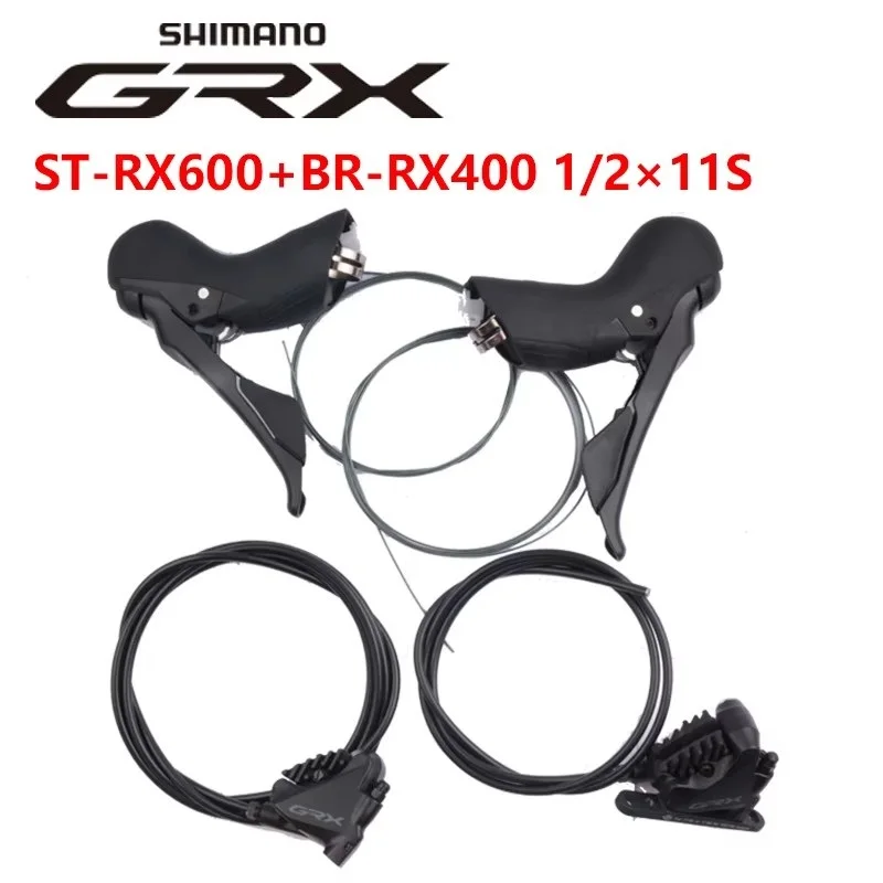 GRX 1×11 ST-RX600/BR-RX400/RD-GX810 Shimano grx ST-RX600 BR-RX400 1/2x11s freio a disco hidráulico com