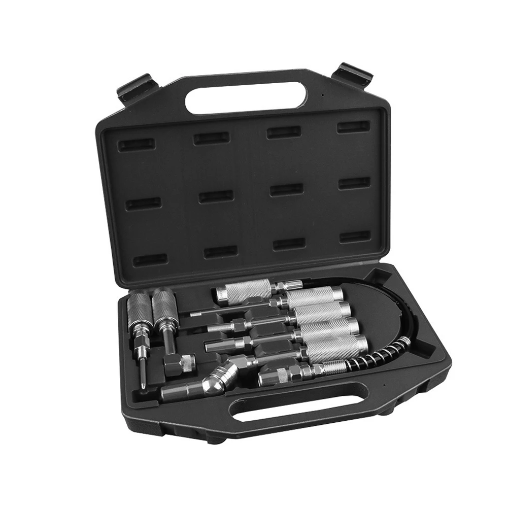 7 Pcs Grease Machine Accessory Set Pneumatic Grease Machine Accessory Tool Set With Storage Box