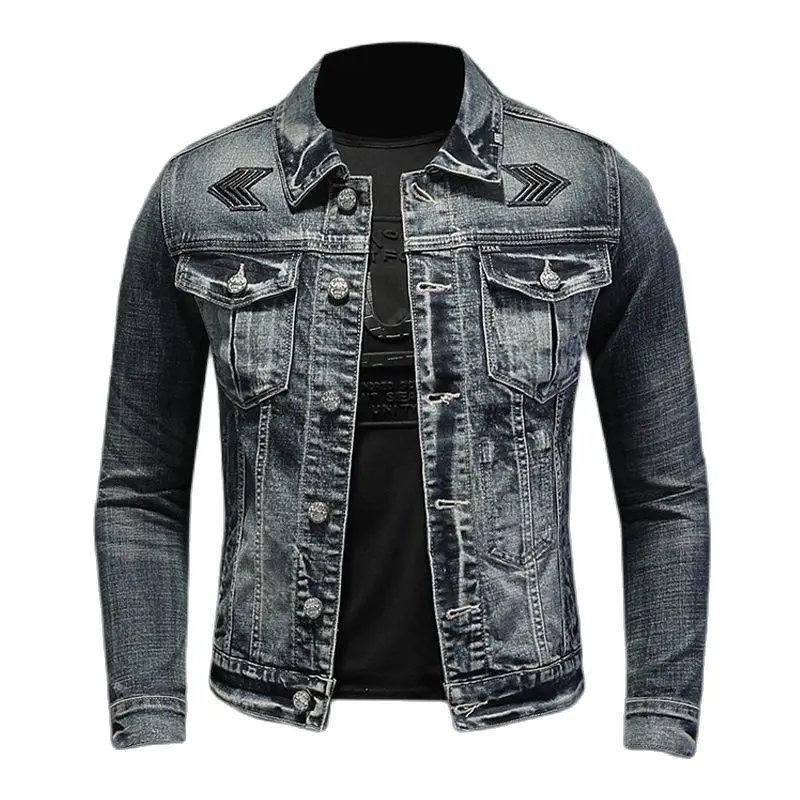 

BATMO 2023 new arrival high quality casual denim jackets men,men's casual jackets,plus-size M-4XL H0622