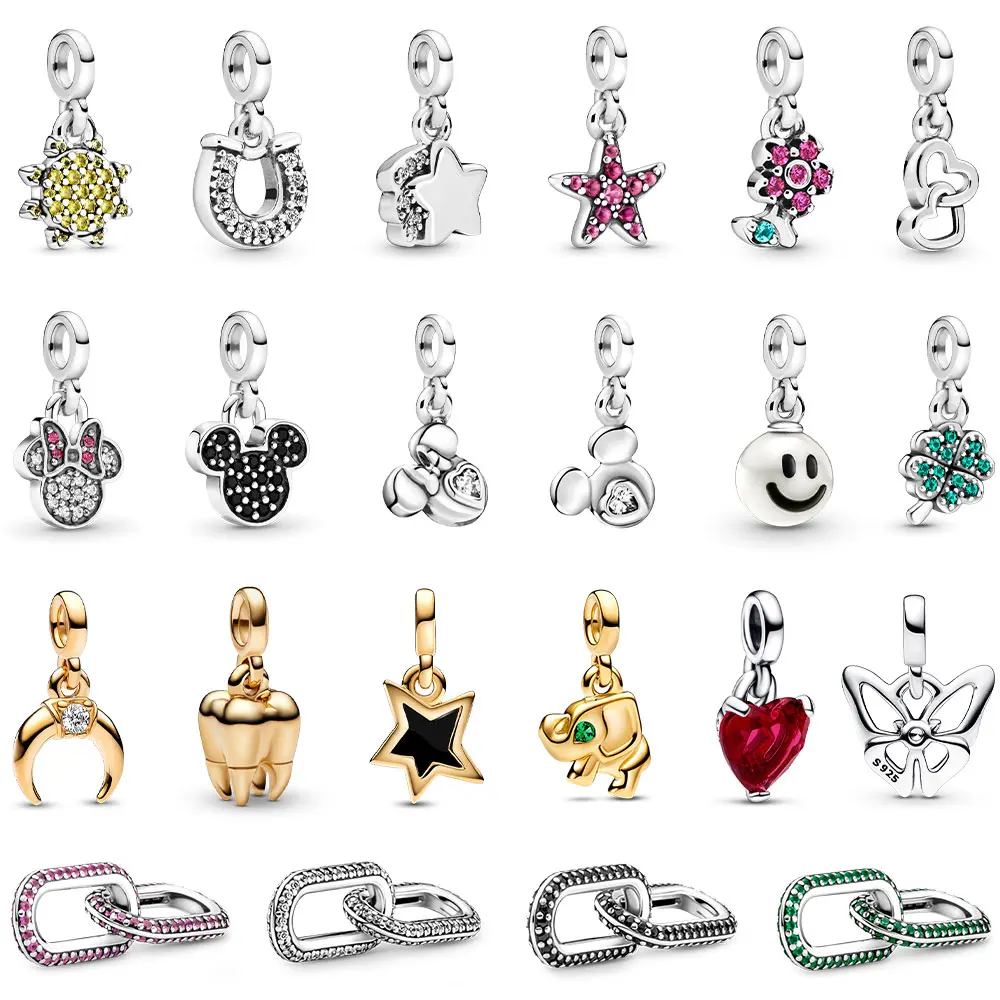 Me Charm Fit 팔찌 컬렉션, 여성용 DIY 쥬얼리 선물, 스타 하트 플라워 펜던트, ME Charm 패션 선물 만들기 2024, 신상 핫