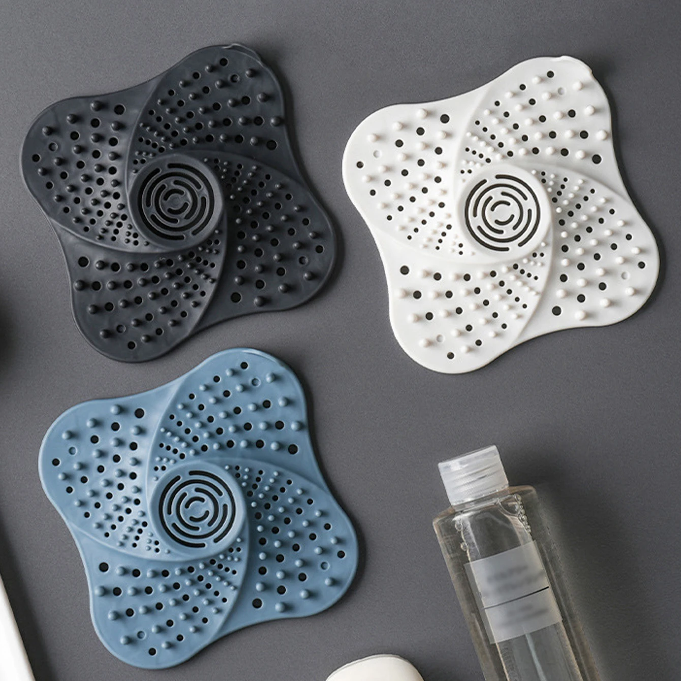 

Kitchen Sink Filter Drains Sink Sewer Hair Filter Bathroom Silicone Hair Anti Blocking Suction Cup Floor Drain Cover