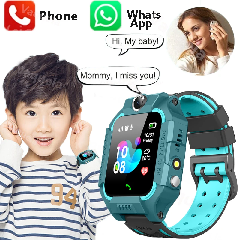 Smart Watch For Kids Gps HD Call Voice Message Waterproof Children Smartwatch With Sim Card  SOS Photo Watch For 4-16 Years Old kg40 4g child smart watch phone gps kids smart watch waterproof wifi antil lost sim location tracker smartwatch hd video call