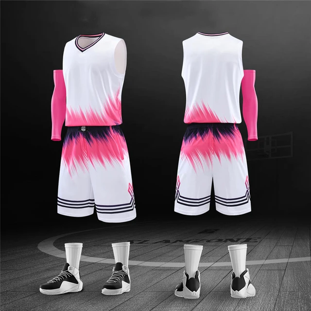 Breathable Basketball Jerseys Uniforms Custom2022 High Quality Kids Men  Basketball Training Jersey Set Blank College Tracksuits