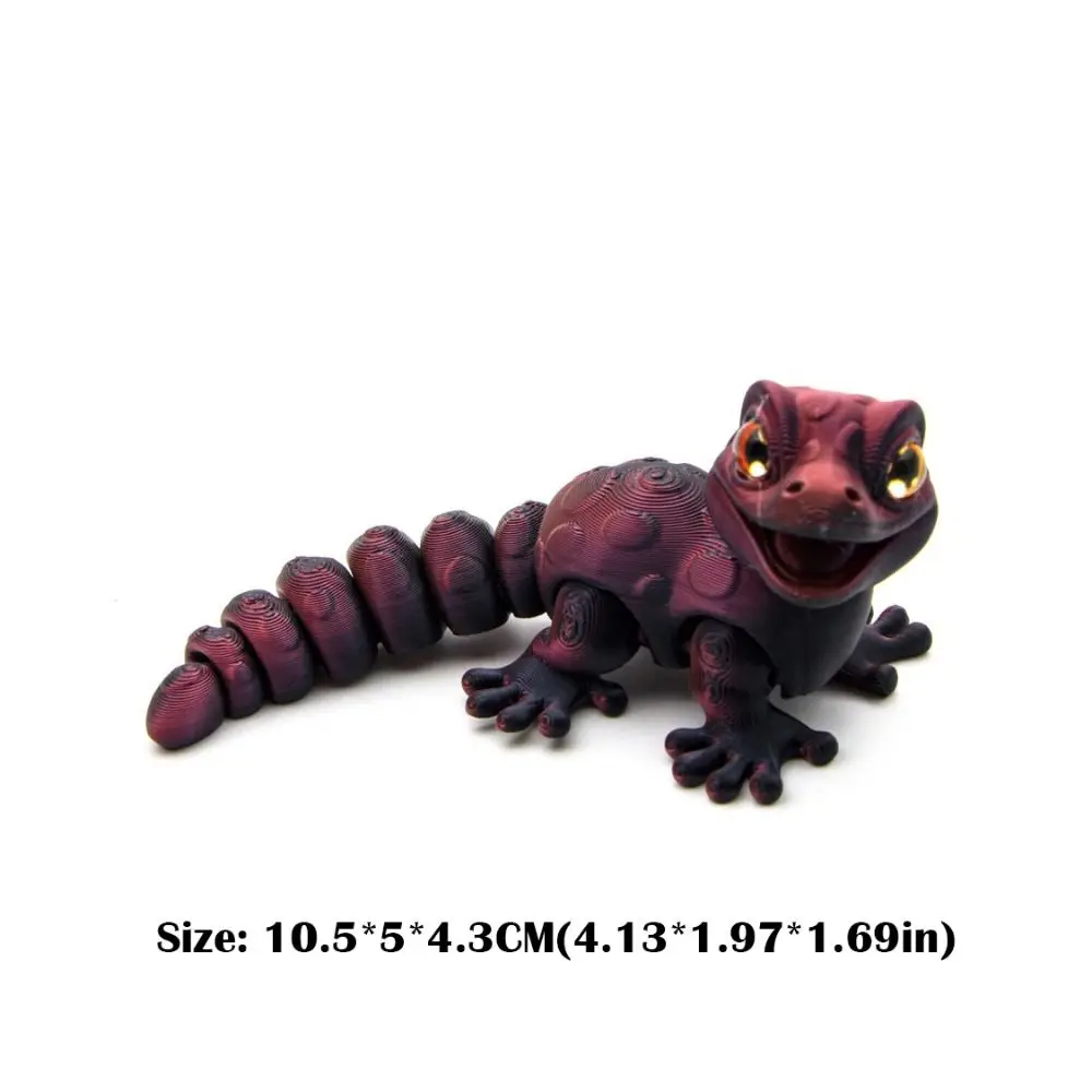 3D Printed Multi-Joint Movable Animal Miniature - Cute Sensory Toy and Home Accessory