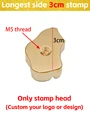 Custom stamp 3cm