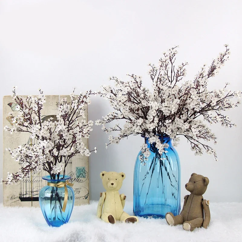 50cm Small Breath Gypsophila Fake Flowers Artificial Flowers Cherry Blossoms DIY Wedding Decoration Bouquet Faux Flowers Branch