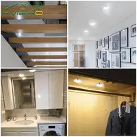Motion Controlled Human Body Sensor LED Night Light Smart Battery Operated WC Bedside Lamp For Room Hallway Pathway Home Light 2
